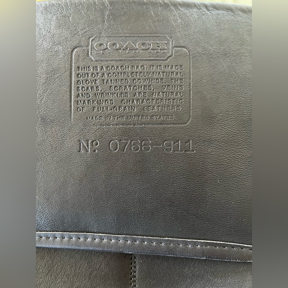 Vintage Coach Leather Top Handle Bag - Picture 3 of 7
